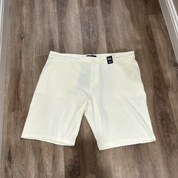 JEFF Other - Men’s Jeff Shorts Size XXL in Cream 90% Cotton 10% Polyester Button n Drawstring